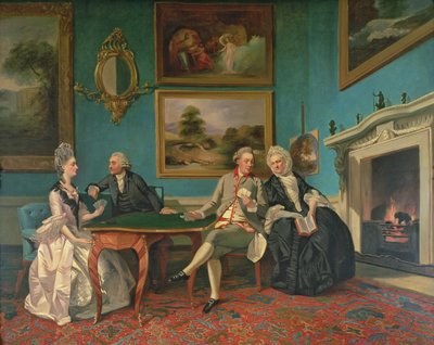 The Dutton Family in the Drawing Room of Sherborne Park, Gloucestershire by Johan Joseph Zoffany